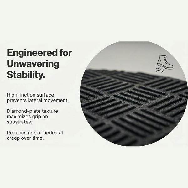 Nicoman Rubber Base Pads for Decking Pedestals
