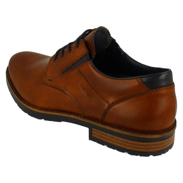 Rieker Mens Rieker Gusset Detailed Lace Up Shoes 14621