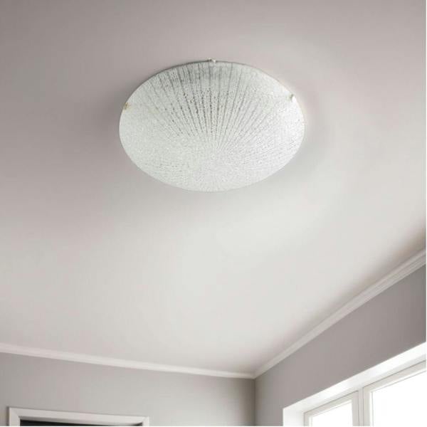 Pagazzi Lighting Moretz 2 Light Flush Ceiling Light Opal