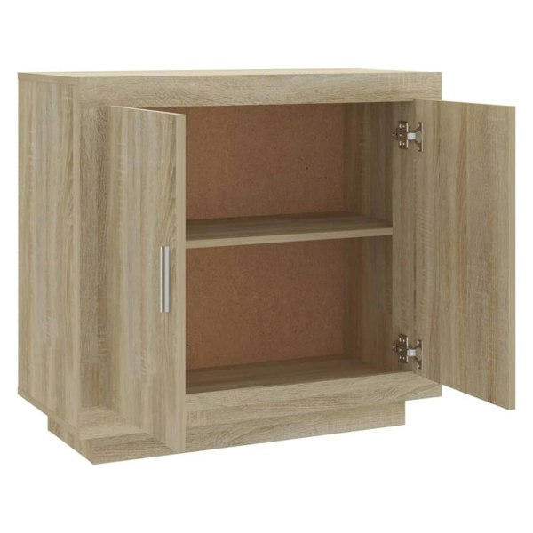 Berkfield Sideboard Sonoma Oak 80x40x75 cm Engineered Wood