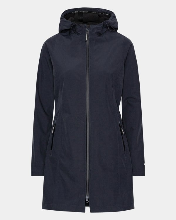 Ilse Jacobsen Daybreak Womens Softshell Raincoat - Dark Indigo 660
