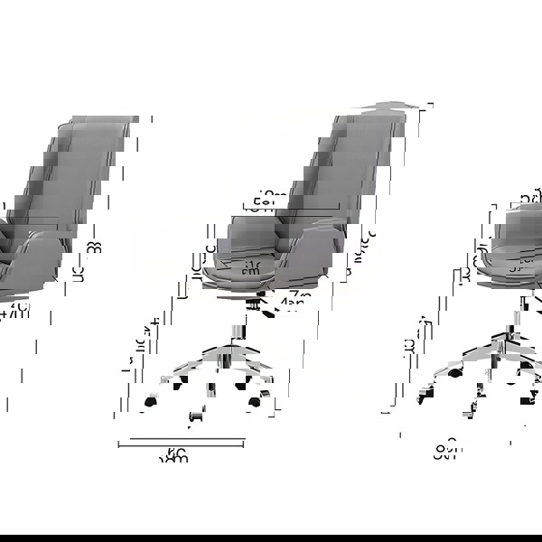 Potiki Office Chair, Low Back-Weilai Concept-Weilai Concept