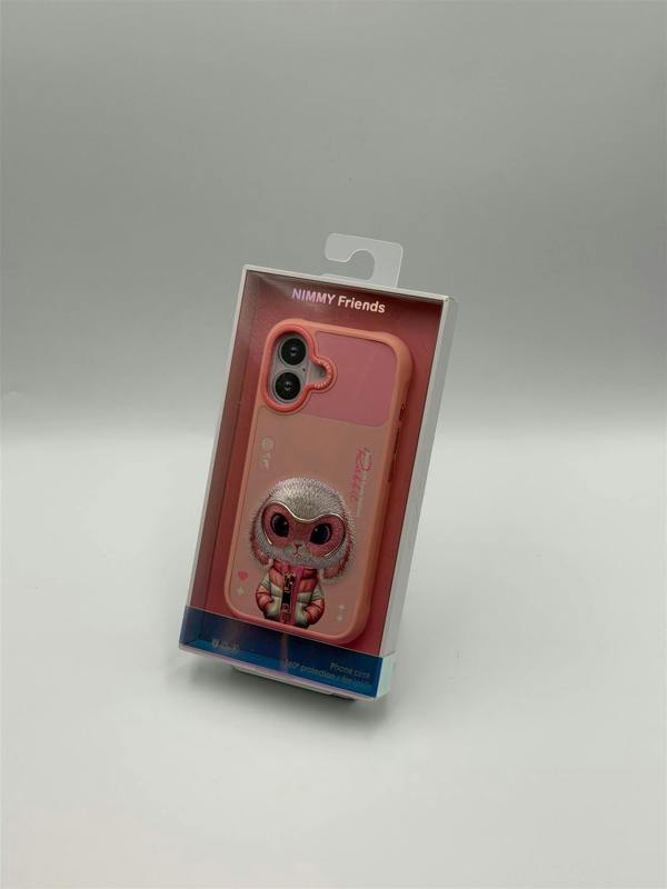 Nimmy Friends Nimmy Cool & Cute 2.0 Rabbit Case with MagSafe for iPhone 17 6.3" Pink - N-KMLL-IP17-08-A