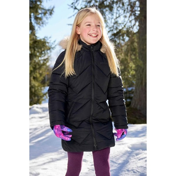 Mountain Warehouse Kids Galaxy Water Resistant Padded Jacket - Black