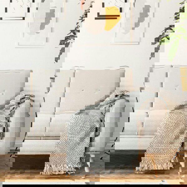 Emma Barclay Zahra Silver Blanket/Throw