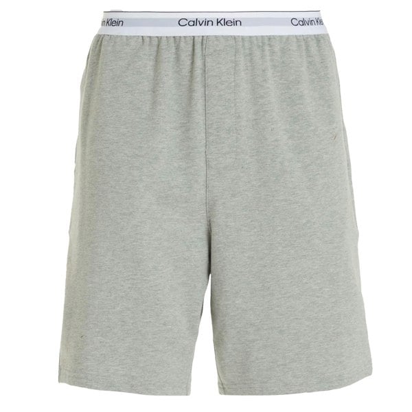 Calvin Klein Mens Plain Lounge Shorts - Grey