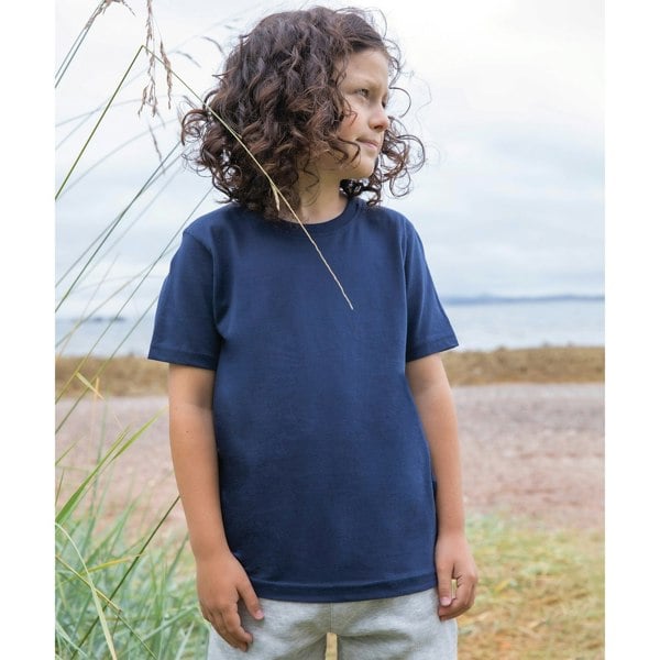 Babybugz Childrens/Kids Supersoft T-Shirt - Navy/Natural