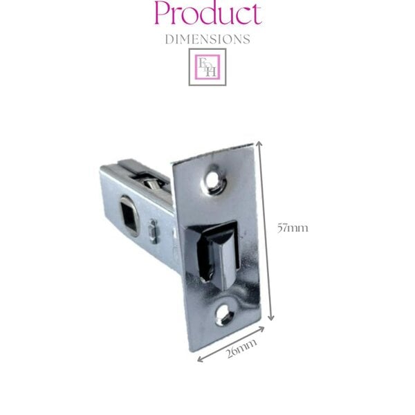 EDH Door Hardware Knurled Polished Chrome Door Handles – Internal Lever Handle Packs with Fixings