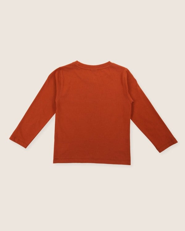 Red Stay Wild Slogan Print Top - image 6