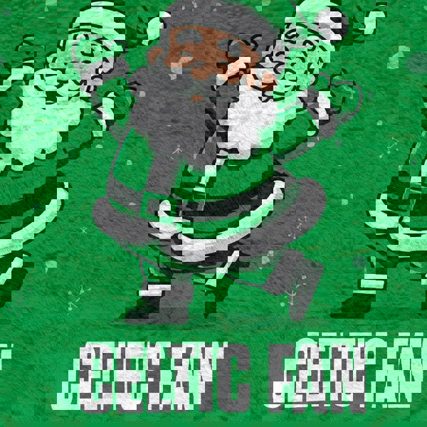 BritishmadeGifts Santa is a Celtic Football Fan - Luxury Fleece Blanket 150cm X 150cm