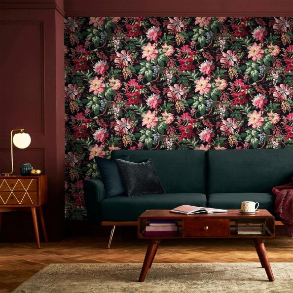 Love Frankie Midnight Garden Wallpaper - Jam Tart