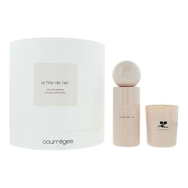 Courreges La Fille De L'air Eau de Parfum 100ml + Candle 75g Gift Set Unisex