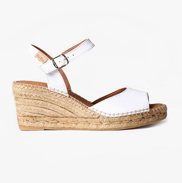 Toni Pons SIA-P Womens Espadrille Sandals White