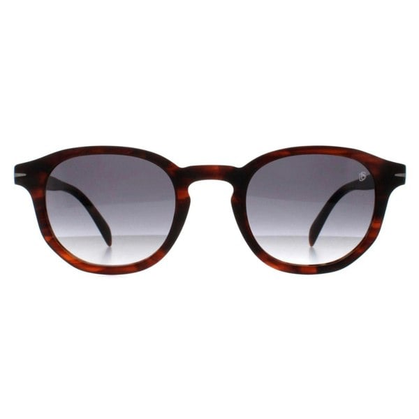 David Beckham Sunglasses DB1007/S 0CJ 9O Matte Striped Brown Dark Grey Gradient