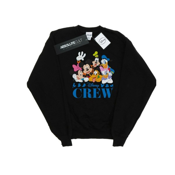 Disney Mens Mickey Mouse Disney Friends Sweatshirt - Black