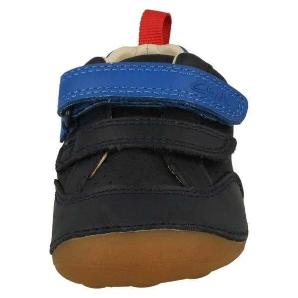 Clarks Childrens Clarks Casual Hook And Loop Strap Shoes Tiny Sky T