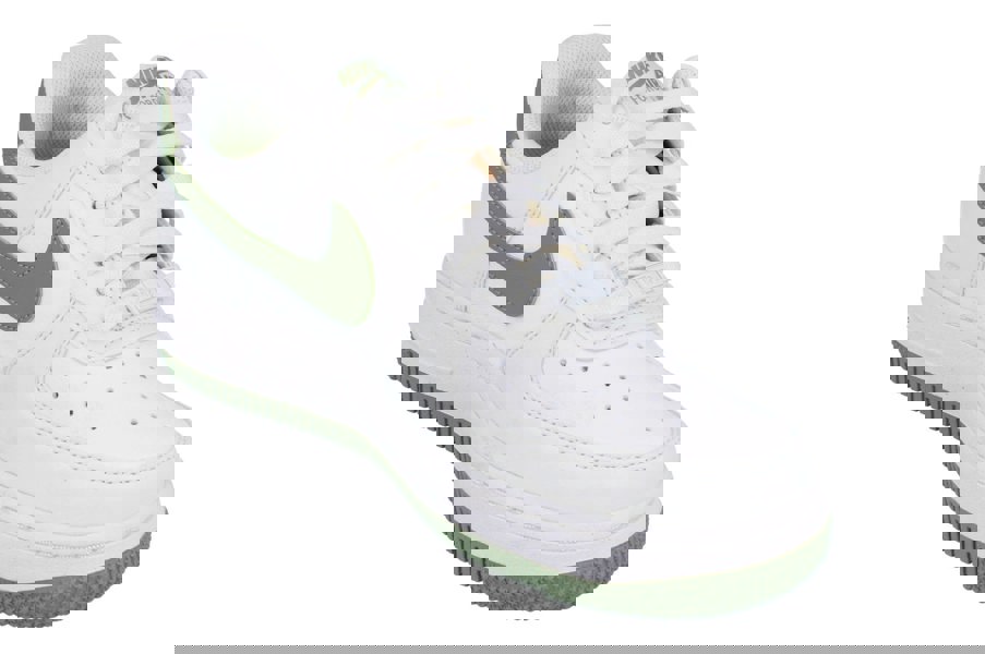 Nike Womens Air Force 1 07 NN Trainers Dv3808 106 - Sail Oil Green Volt 106 - Photo 3