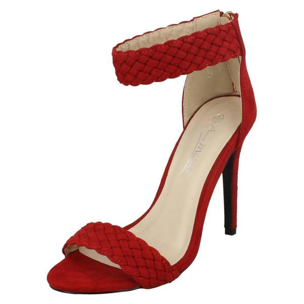 Anne Michelle Ladies Anne Michelle Braided Ankle Strap Sandals