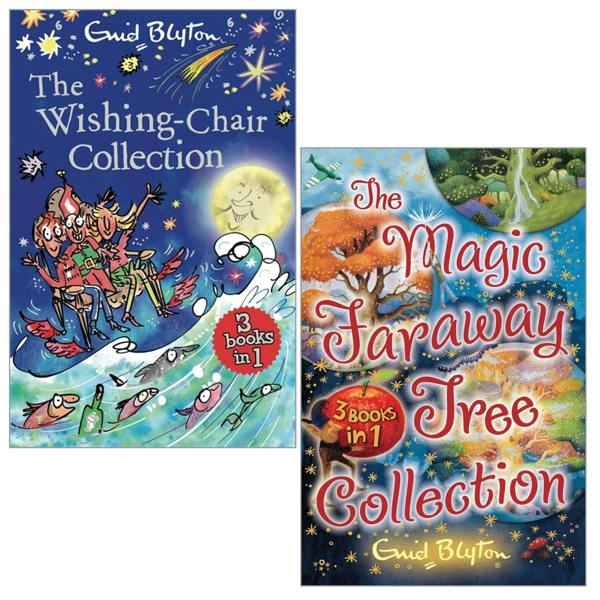 The Wishing-Chair and The Magic Faraway Tree 3 in 1 Collection Set  - 2 Books Set by Enid Blyton