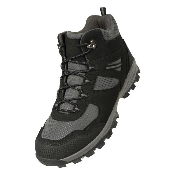 Mountain Warehouse Mens Mcleod Wide Walking Boots - Jet Black