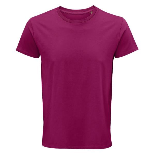 SOLS Mens Crusader Organic T-Shirt - Fuchsia