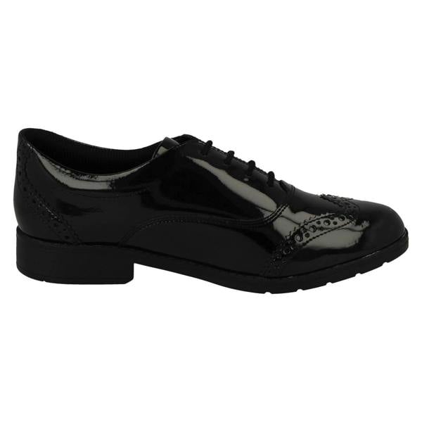 Clarks Girls Clarks Brogue Detailed Formal School Shoes Aubrie Tap