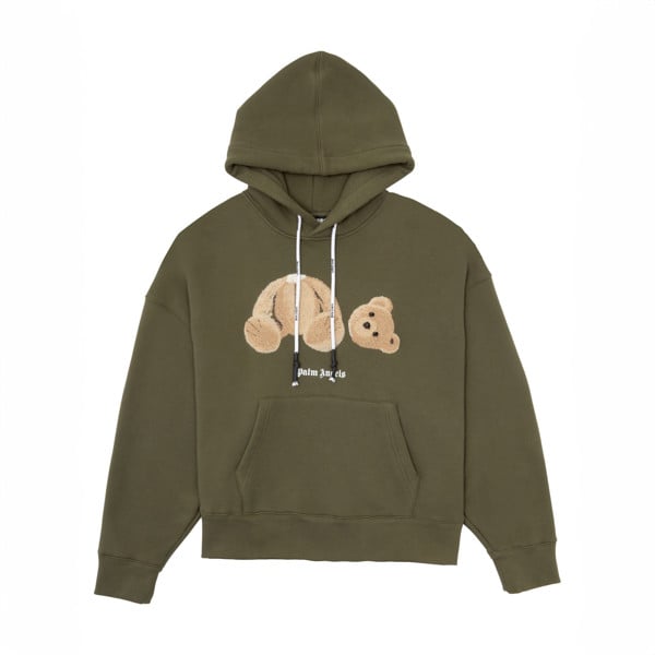 Palm Angels Kill The Bear Hoodie - Green