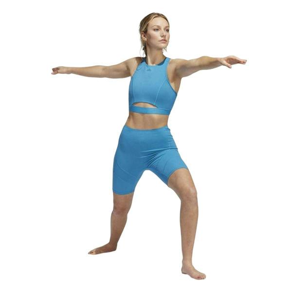 Adidas Womens/Ladies Fitness Shorts - Blue - 