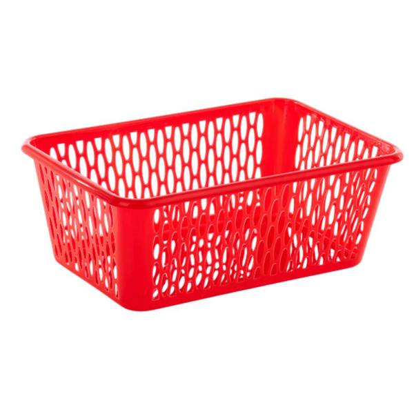 Leecroft 30cm Handy Basket Red 30 x 20 x 10cm - One Colour - 
