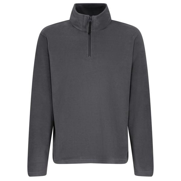 Regatta Professional Mens Micro Zip Neck Fleece Top - Seal Grey - 