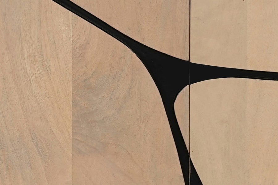 IH Design Dusk Mango Wood Low Board Sideboard Tv Stand