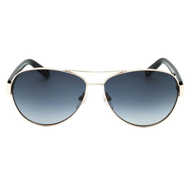 Marc Jacobs Gold Detail Black Sunglasses One Size
