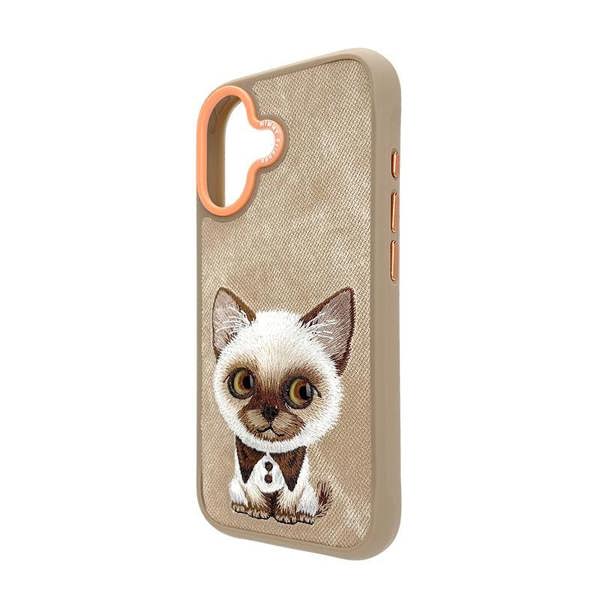 Nimmy Friends Nimmy Big Eye Cute Pet Siamese Cat Case with MagSafe for iPhone 17 6.3" Brown Orange - N-XDY-IP17-026