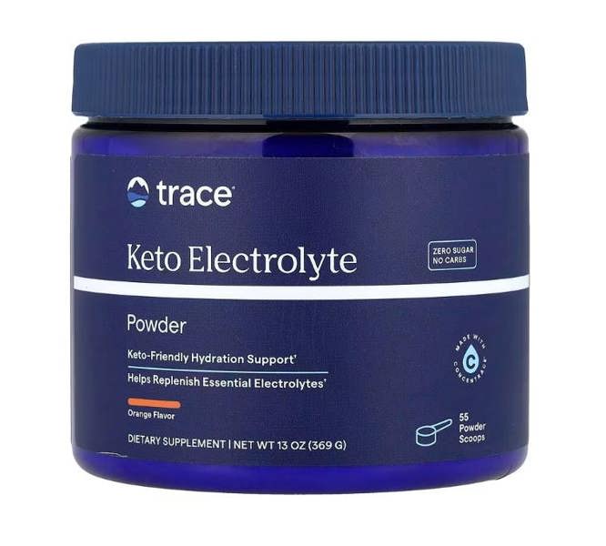 Trace Minerals Keto Electrolyte Powder, Orange - 369g