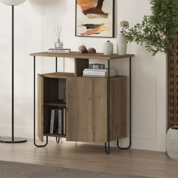 FW Style by invitation Modern 2 Door Sideboard Unit Metal Legs