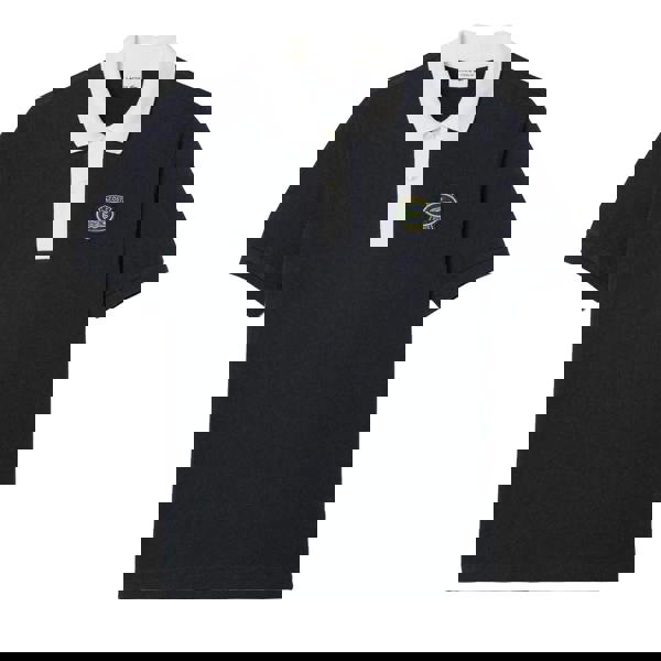 Lacoste Mens Badge Classic Polo Shirt - Blue