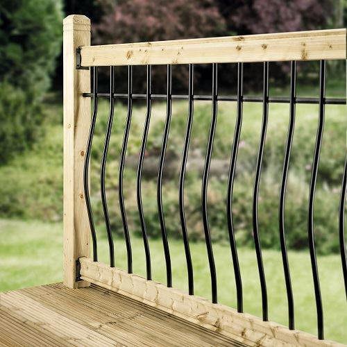 Cheshire Mouldings Tuscany Balustrade Iron Spindles (D) 17mm (L) 0.81m - Pack of 15