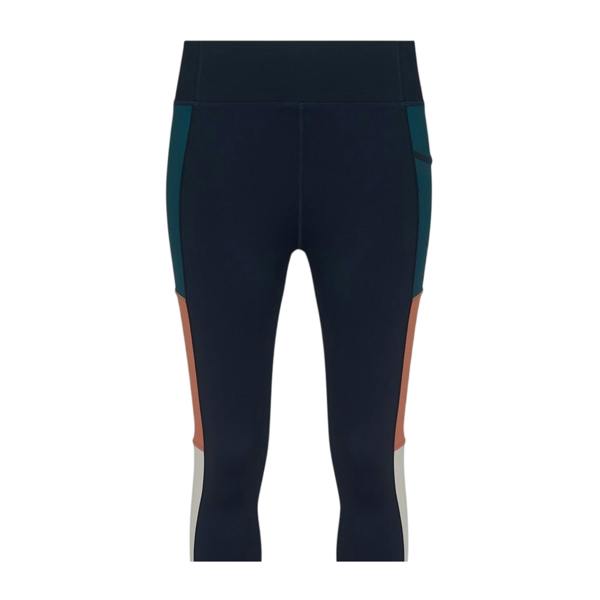 Red Run Womens/Ladies Side Pocket Leggings - Navy - 