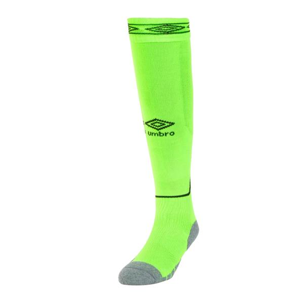 Umbro Childrens/Kids Diamond Football Socks - Green Gecko/Black - 