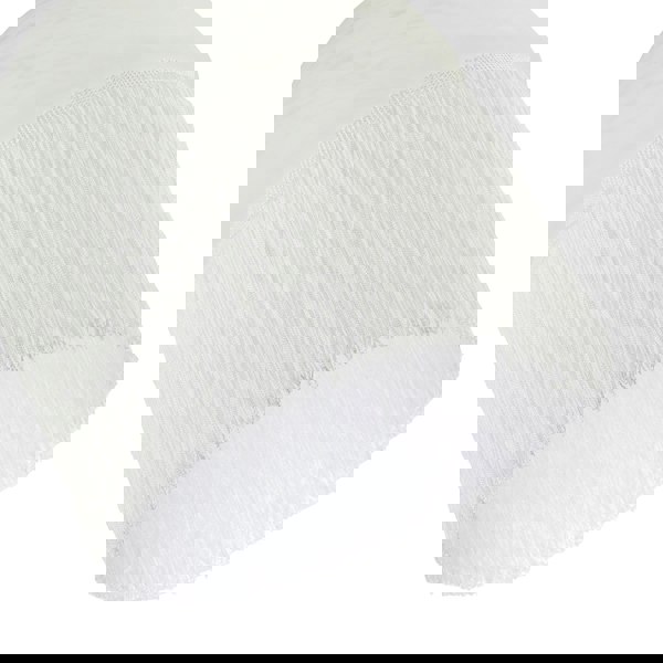 Traditional Opal White Domed Glass Pendant Shade with Long Tassels Image 4