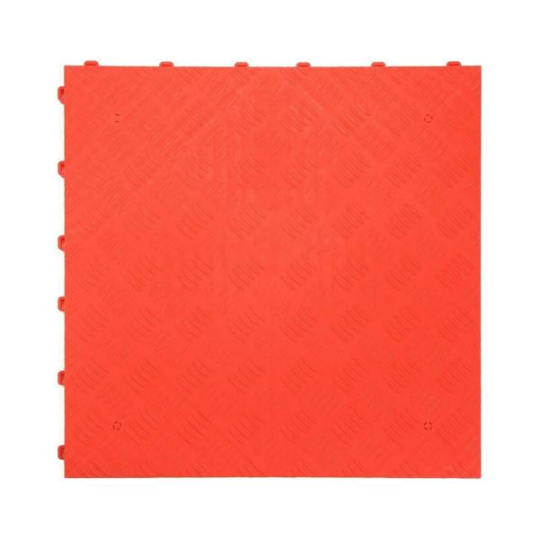 Nicoman Heavy Duty Solid Garage Floor Tiles Red Tiles