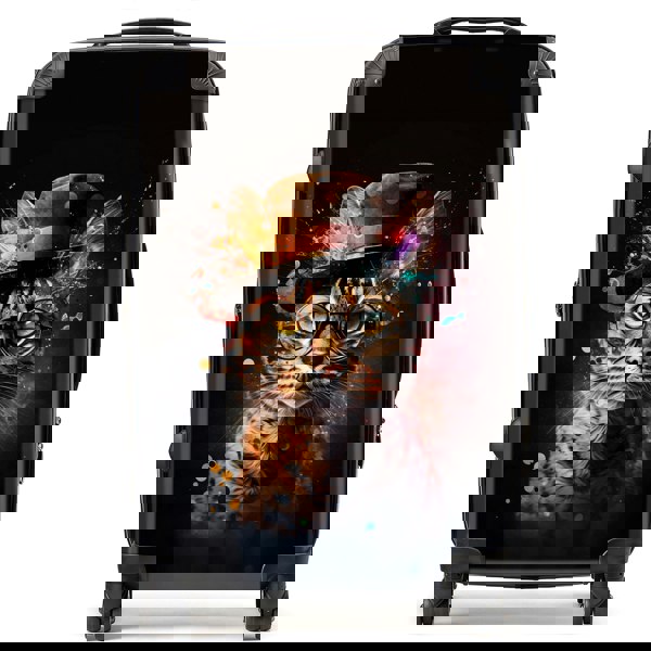 Warren Reed Bengal Cat And Hat Splashart Suitcase