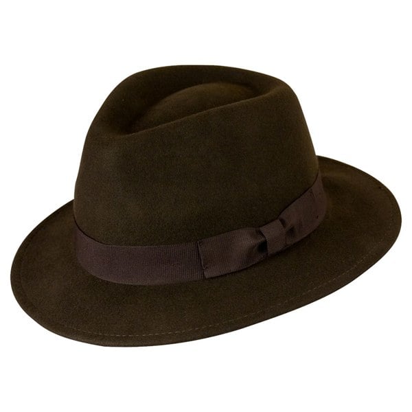 Gamble & Gunn Brown Felt Fedora