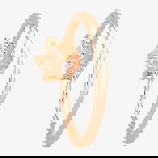 Starbright Rose 6mm Six Claw Round Cubic Zirconia Ring R3227(6M) 3A RGP