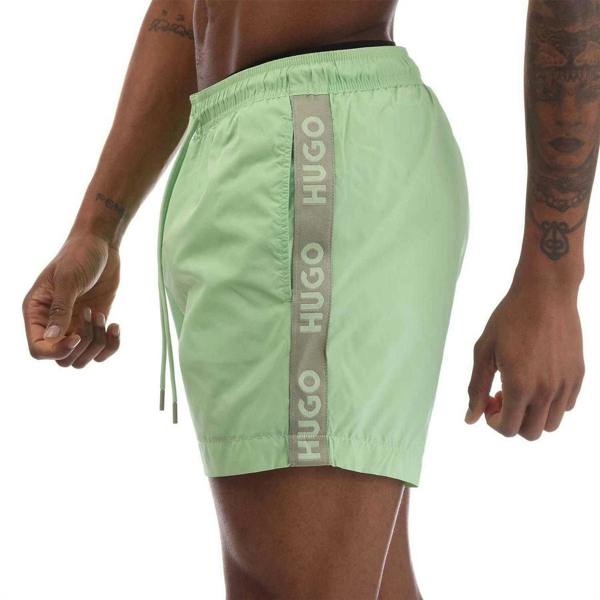 Hugo Mens Fab Polyamide Swim Shorts - Green - 