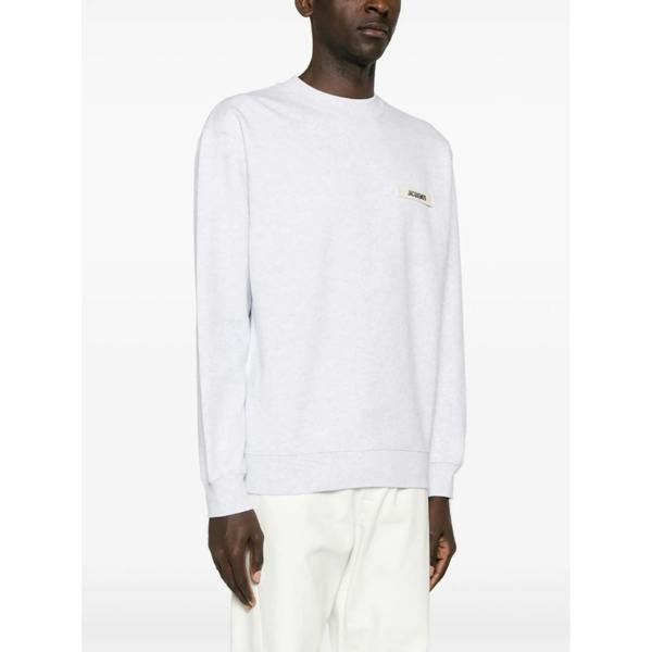 Jacquemus The Gros Grain Sweatshirt   in  Grey
