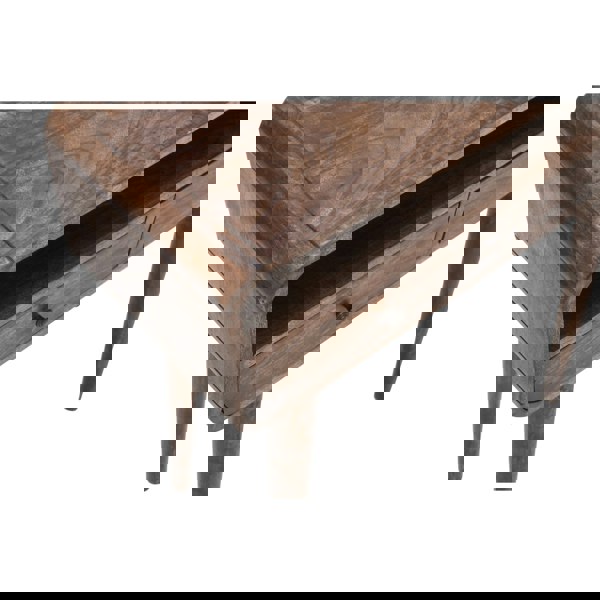 IH Design Winnie Dark Mango Wood Console Table with 2 Drawers