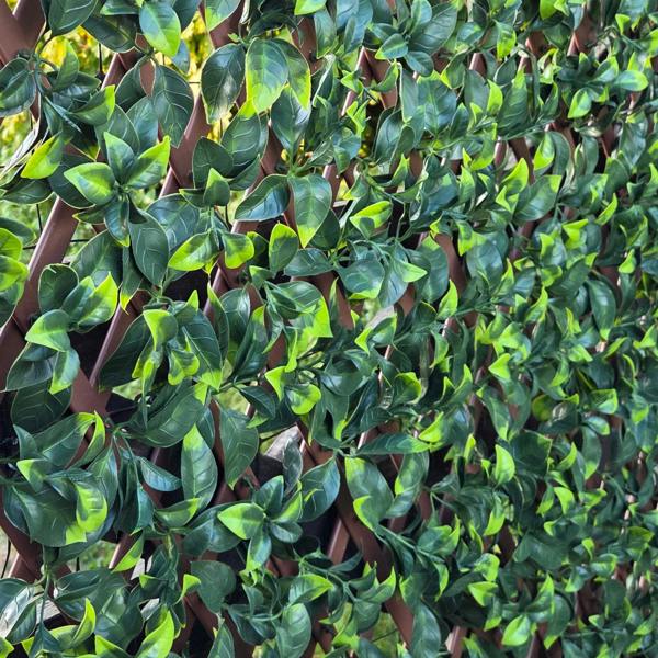 Premium Expanding Trellis Artificial Gardenia Leaf - 1m x 2m