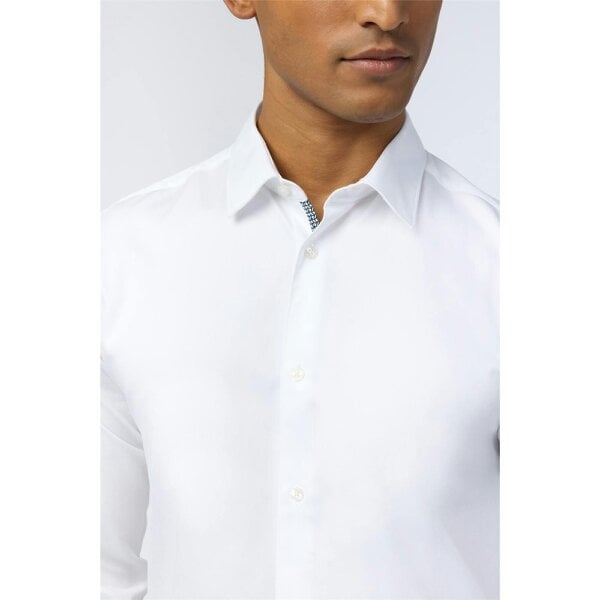 Ted Baker Slim Fit Emile White Stretch Shirt