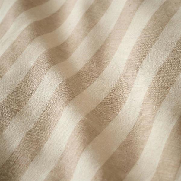 Pineapple Elephant Cotton Rich Woven Stripe Natural Duvet Cover Set